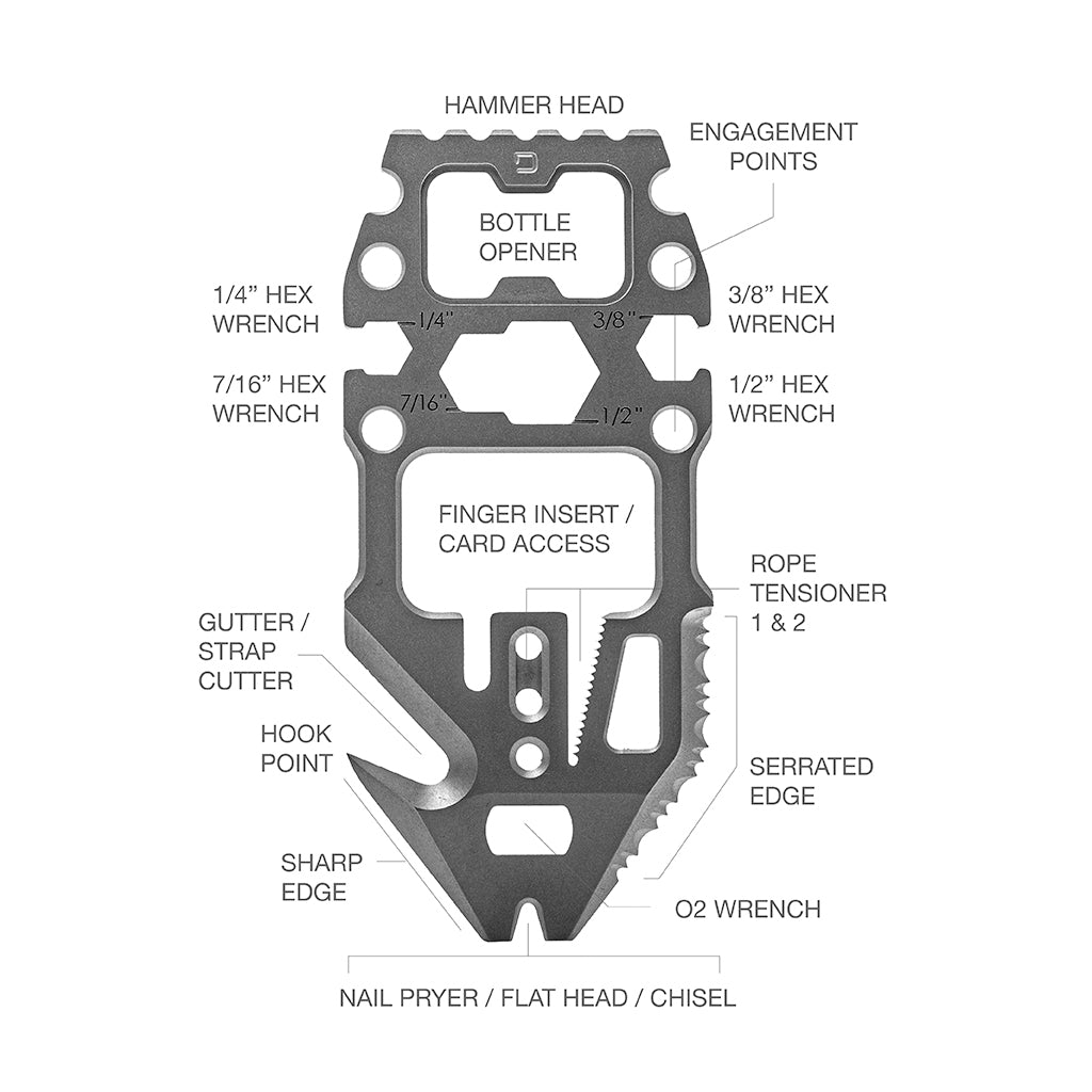 A10 HOLSTER BACKPLATE with MT05 MULTI-TOOL DangoProducts