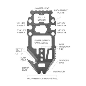 A10 HOLSTER BACKPLATE with MT05 MULTI-TOOL DangoProducts