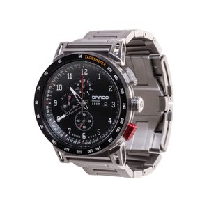 CR-01 - CHRONO WATCH WITH METAL BRACELET & MICRO ADJUSTMENT BUCKLE DangoProducts