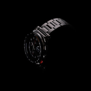 CR-01 - CHRONO WATCH WITH METAL BRACELET & MICRO ADJUSTMENT BUCKLE DangoProducts