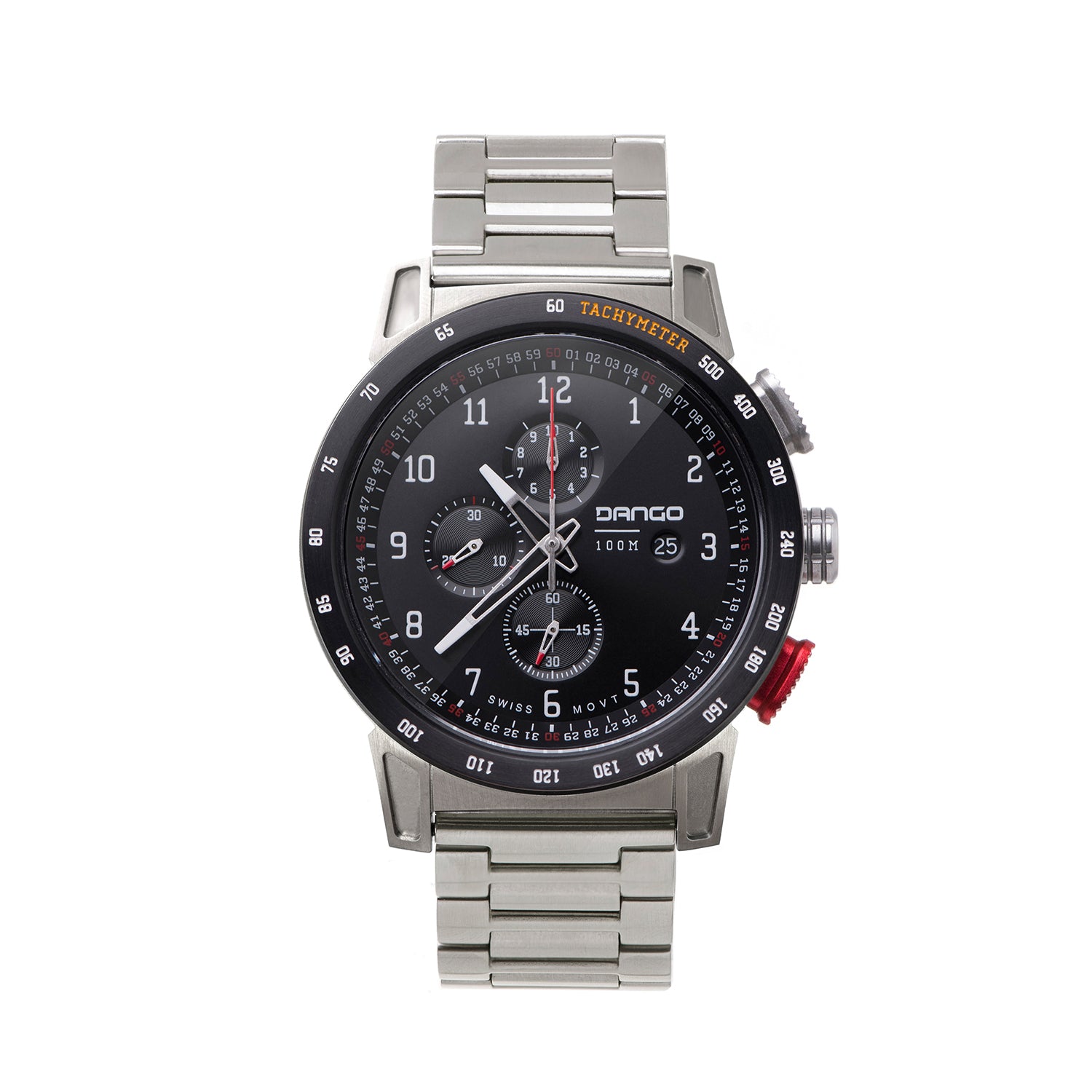 CR-01 - Chrono Watch with Metal Bracelet – Dango Products