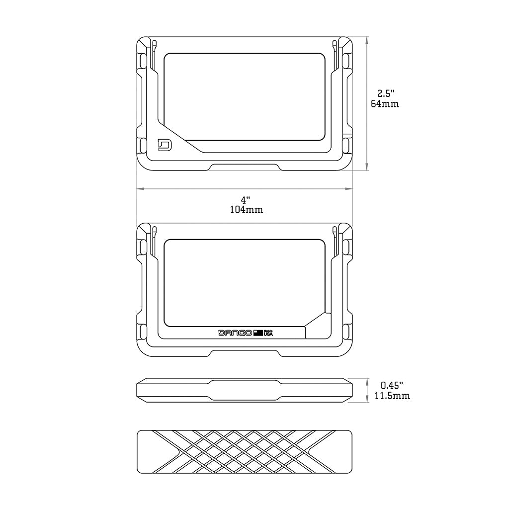 D03 LITE DAPPER RAIL WALLET DangoProducts