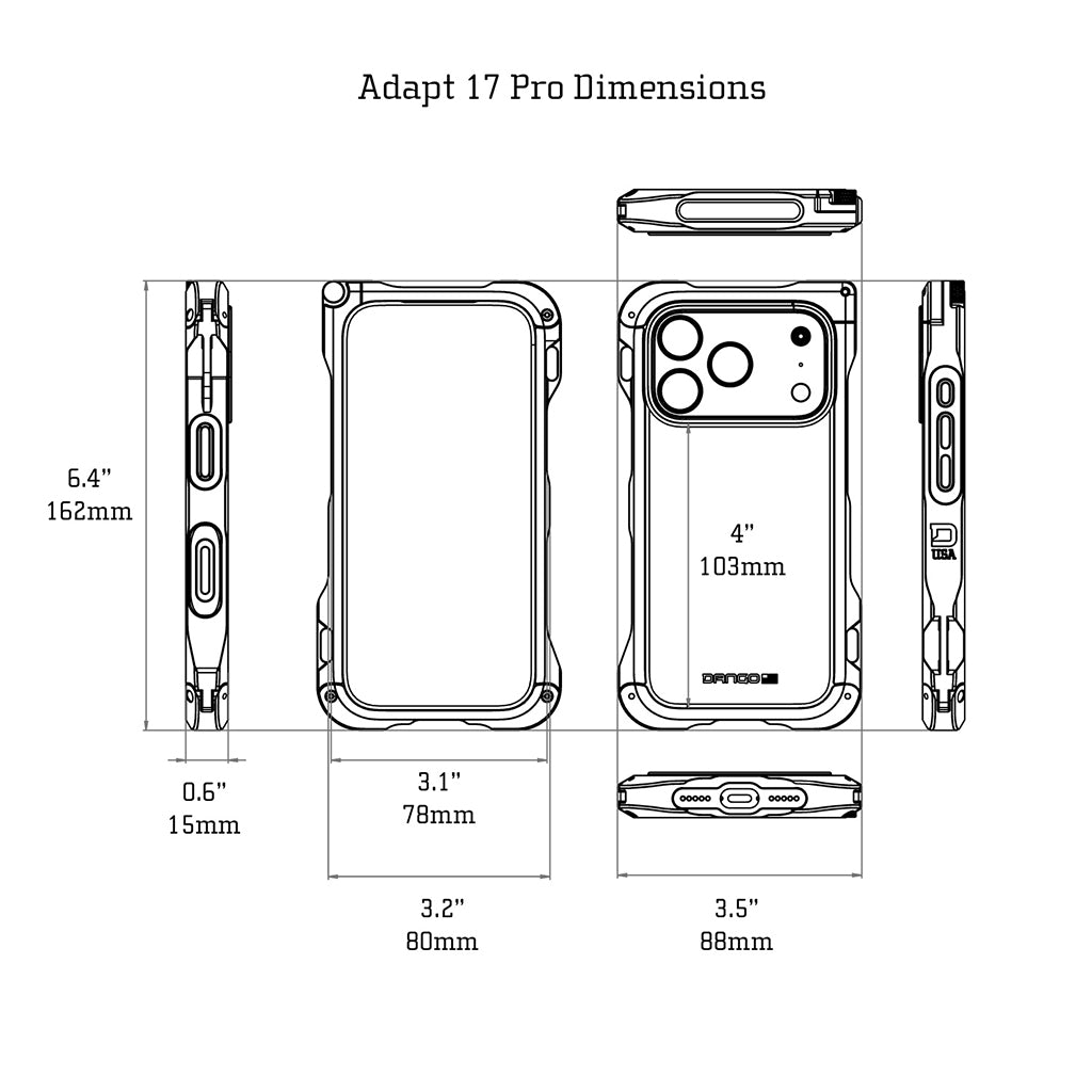 DANGO ADAPT CASE - IPHONE 17 PRO DangoProducts