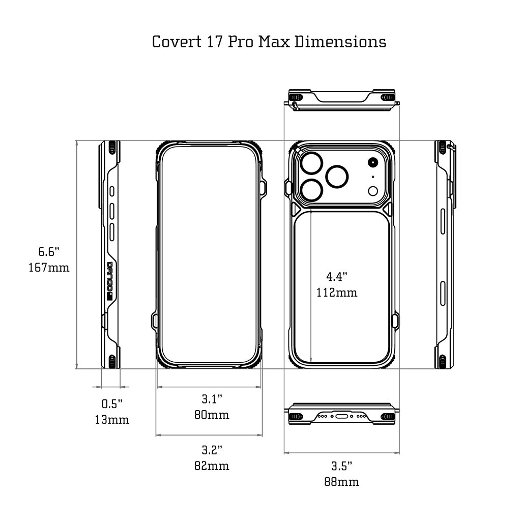 DANGO COVERT CASE FOR IPHONE 17 PRO MAX DangoProducts