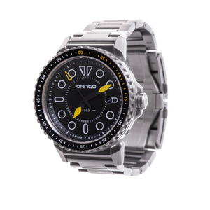 DV-01 - DIVE WATCH WITH METAL BRACELET & MICRO ADJUSTMENT BUCKLE DangoProducts