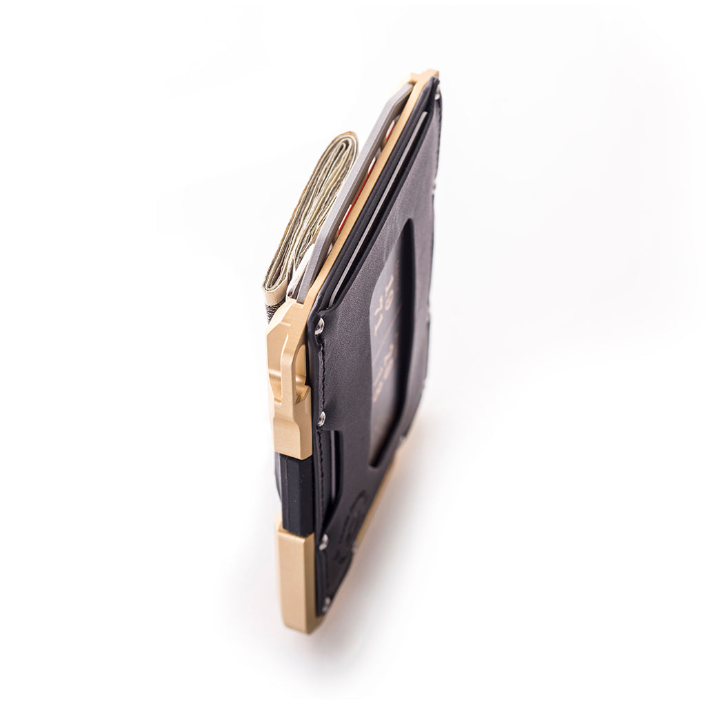 限定製産】DANGO 焦げ付き wallet 007 GOLDFINGER 本革 財布