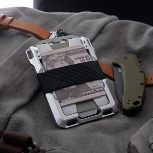 M1 MAVERICK™ TACTICAL WALLET - SINGLE POCKET RAWHIDE LEATHER DangoProducts