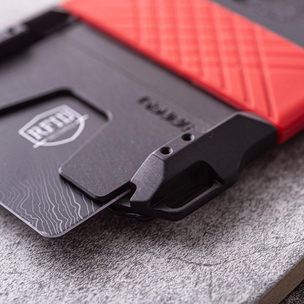 M1 MAVERICK™ WALLET - SPECIAL EDITION - RED & BLACK Dango Products