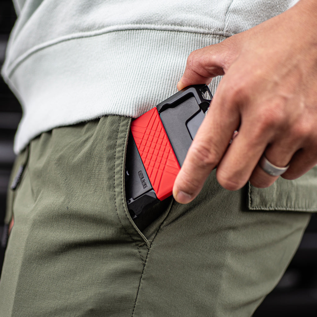 M1 MAVERICK™ WALLET - SPECIAL EDITION - RED & BLACK Dango Products