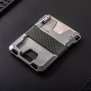 M1 MAVERICK™ WALLET - SPECIAL EDITION - WHISKEY BROWN - RAW ALUMINUM Dango Products