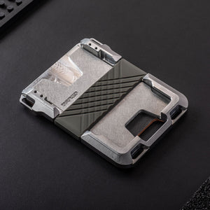 M1 MAVERICK™ WALLET - SPECIAL EDITION - WHISKEY BROWN - RAW ALUMINUM Dango Products