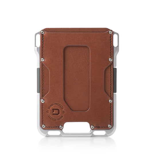 M1 MAVERICK™ WALLET - SPECIAL EDITION - WHISKEY BROWN - RAW ALUMINUM