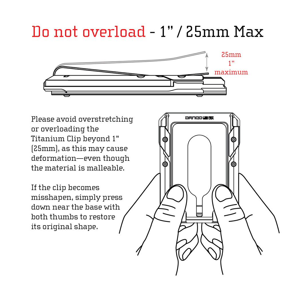 M4 MAVERICK™ RAIL WALLET with TITANIUM CLIP DangoProducts
