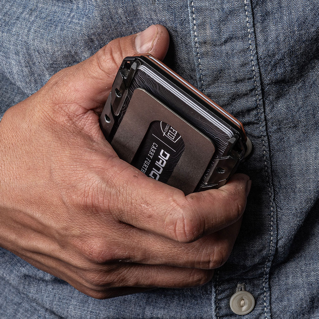 M4 MAVERICK™ RAIL WALLET with TITANIUM CLIP DangoProducts