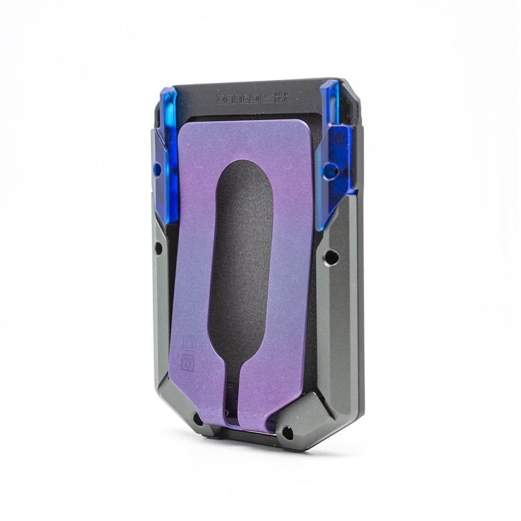 M4 SPECIAL EDITION MAVERICK™ RAIL WALLET with BURPLE ANODIZED TITANIUM CLIP DangoProducts