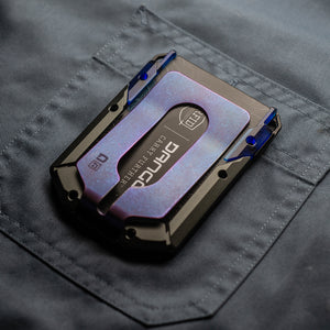 M4 SPECIAL EDITION MAVERICK™ RAIL WALLET with BURPLE ANODIZED TITANIUM CLIP DangoProducts