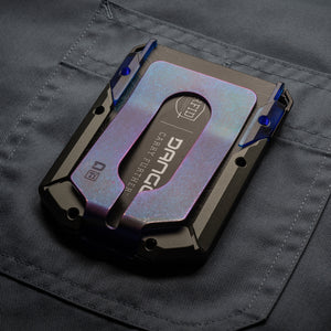 M4 SPECIAL EDITION MAVERICK™ RAIL WALLET with BURPLE ANODIZED TITANIUM CLIP DangoProducts