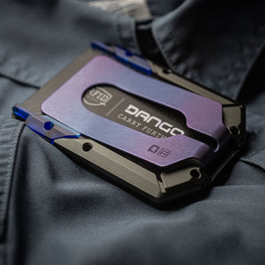 M4 SPECIAL EDITION MAVERICK™ RAIL WALLET with BURPLE ANODIZED TITANIUM CLIP DangoProducts