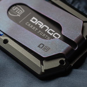 M4 SPECIAL EDITION MAVERICK™ RAIL WALLET with BURPLE ANODIZED TITANIUM CLIP DangoProducts