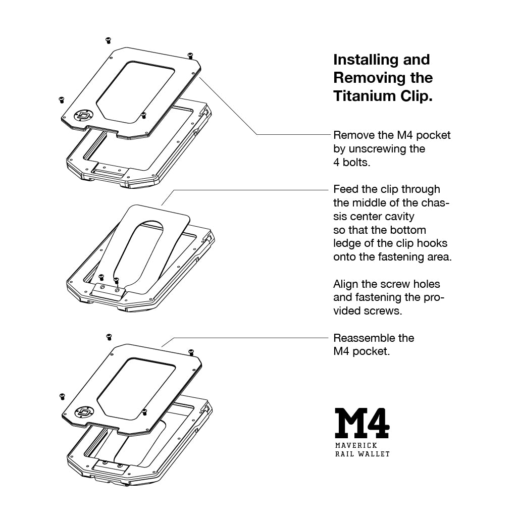 M4 TITANIUM MONEY CLIP DangoProducts
