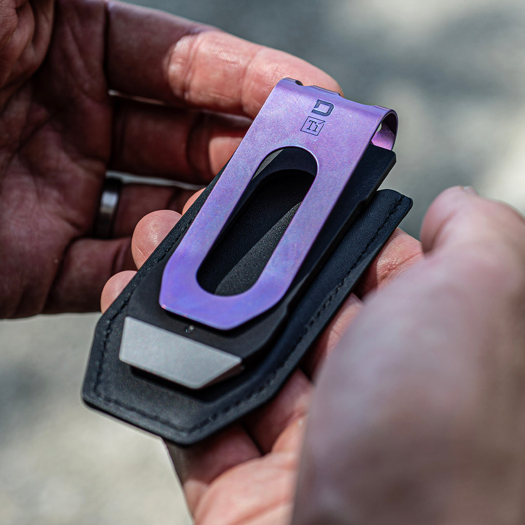 MC02 SPECIAL EDITION BURPLE TITANIUM MONEY CLIP DangoProducts