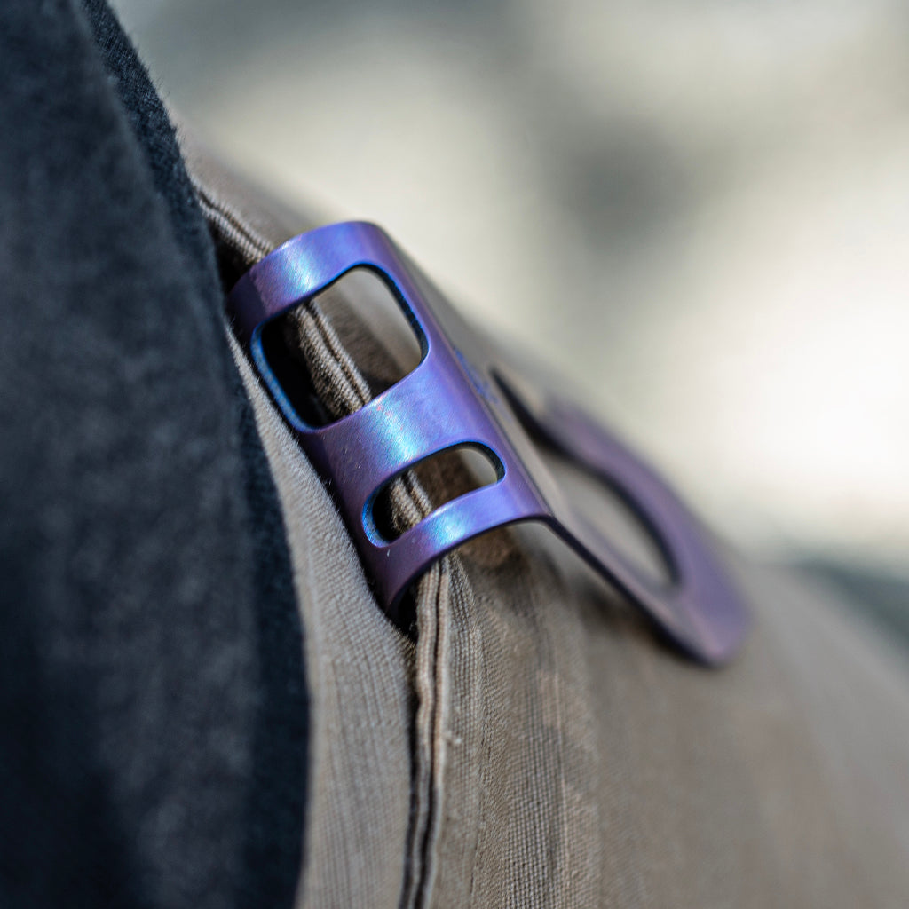 MC02 SPECIAL EDITION BURPLE TITANIUM MONEY CLIP DangoProducts