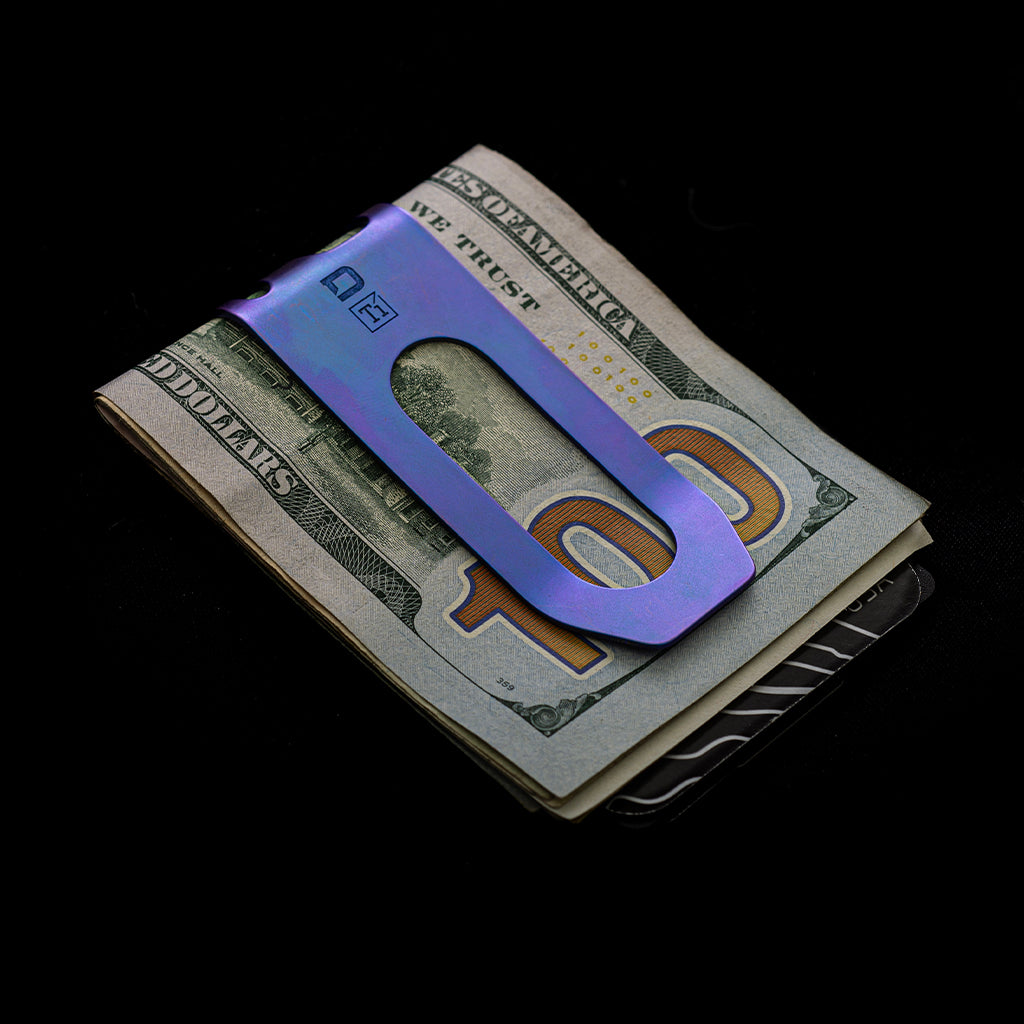 MC02 SPECIAL EDITION BURPLE TITANIUM MONEY CLIP DangoProducts
