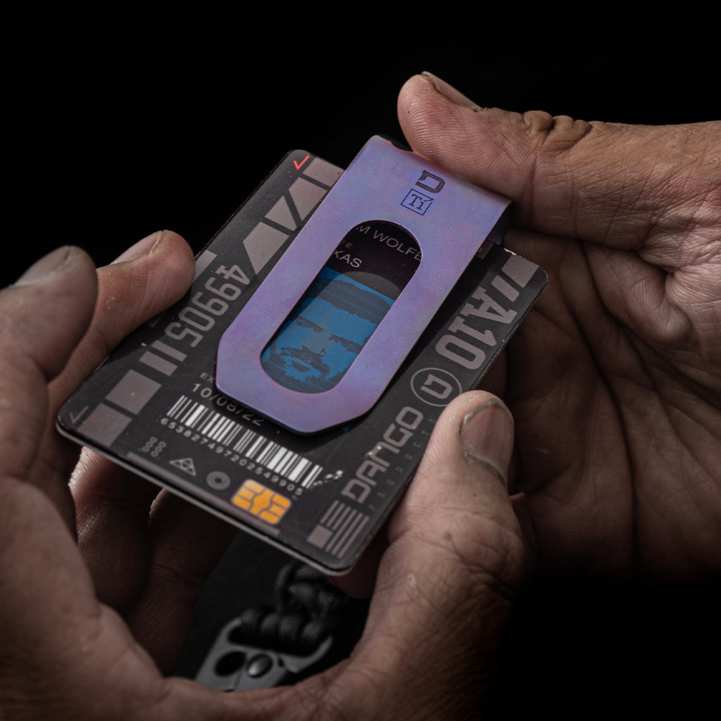 MC02 SPECIAL EDITION BURPLE TITANIUM MONEY CLIP DangoProducts