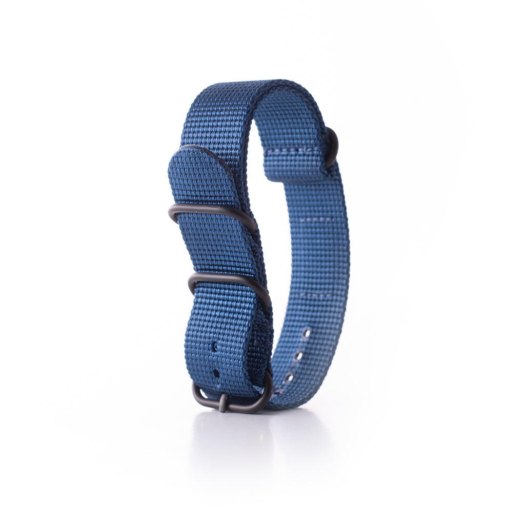 One-Piece Dango Nylon Watch Strap Blue