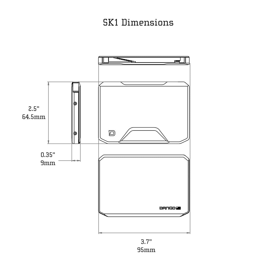 SK1 SLIDE KICK WALLET DangoProducts