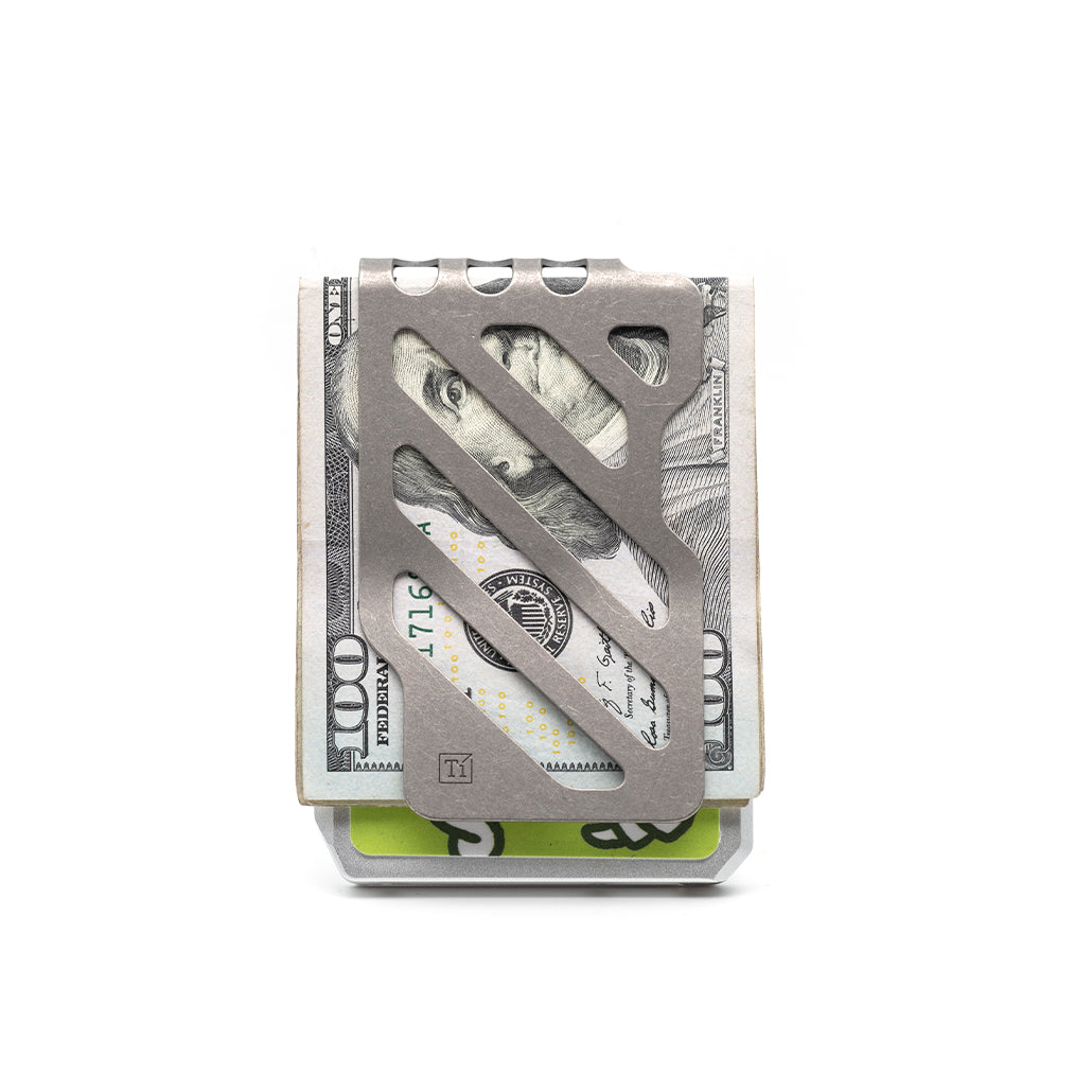 SK1 SLIDE KICK WALLET WITH TITANIUM MONEY CLIP DangoProducts