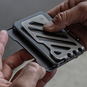 SK1 SLIDE KICK WALLET WITH TITANIUM MONEY CLIP DangoProducts