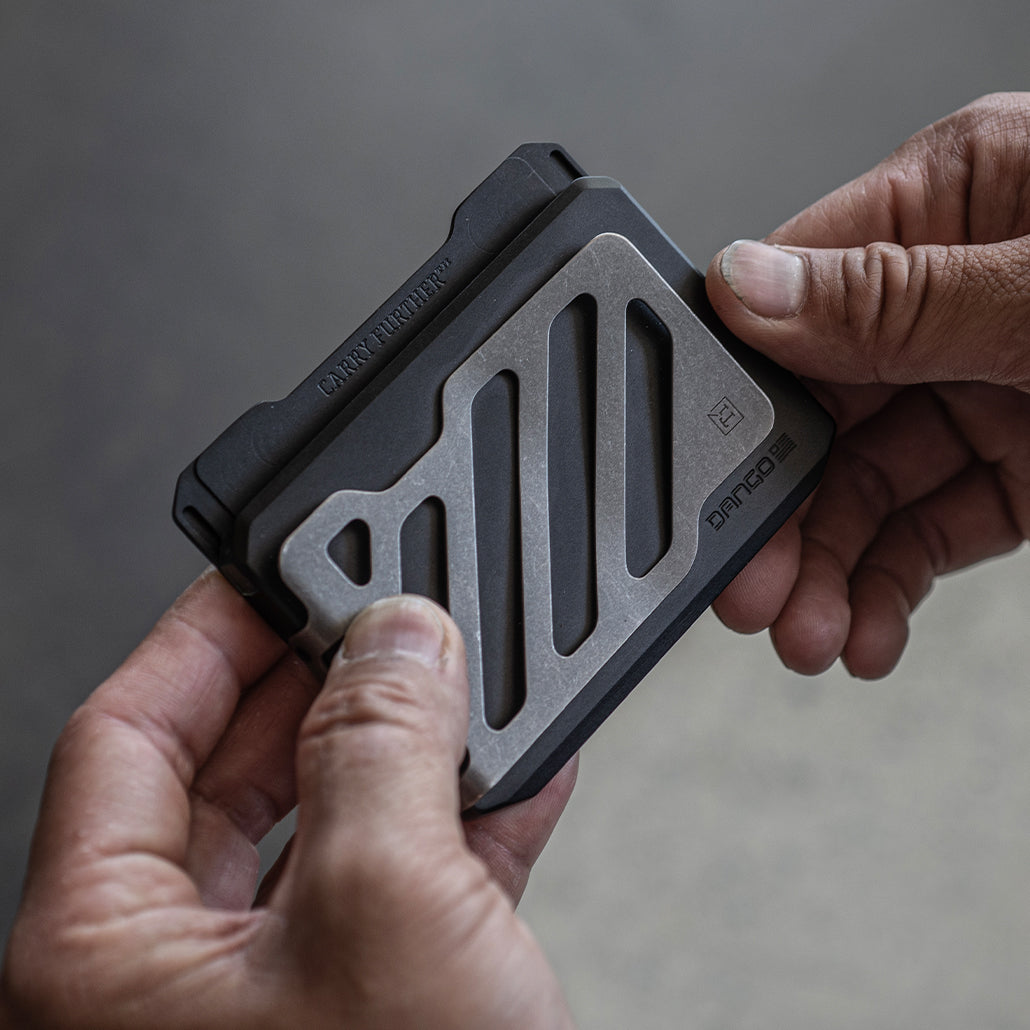 SK1 SLIDE KICK WALLET WITH TITANIUM MONEY CLIP DangoProducts