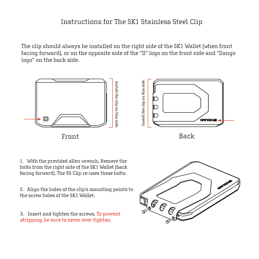 SK1 STAINLESS STEEL CLIP DangoProducts