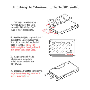 SK1 TITANIUM MONEY CLIP DangoProducts