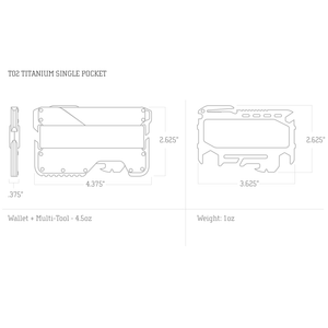 T02 TACTICAL™ TITANIUM WALLET - SINGLE POCKET DangoProducts